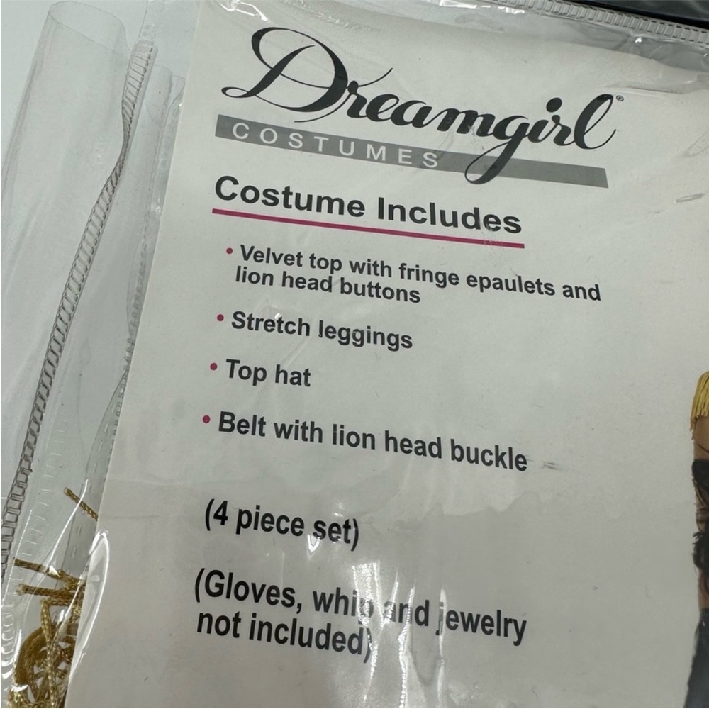 Dreamgirl The Lion Tamer Circus Adult Costume Size Small NWOT - Picture 5 of 14